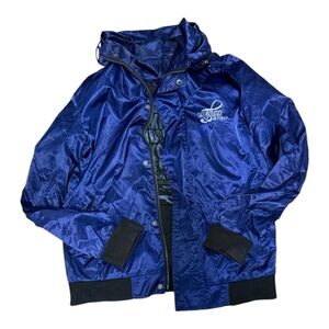 Blue “Taking Woodstock” Bomber windbreaker Jacket